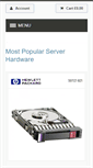 Mobile Screenshot of eserversupplies.com